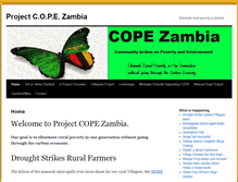 Tablet Screenshot of copezambia.org